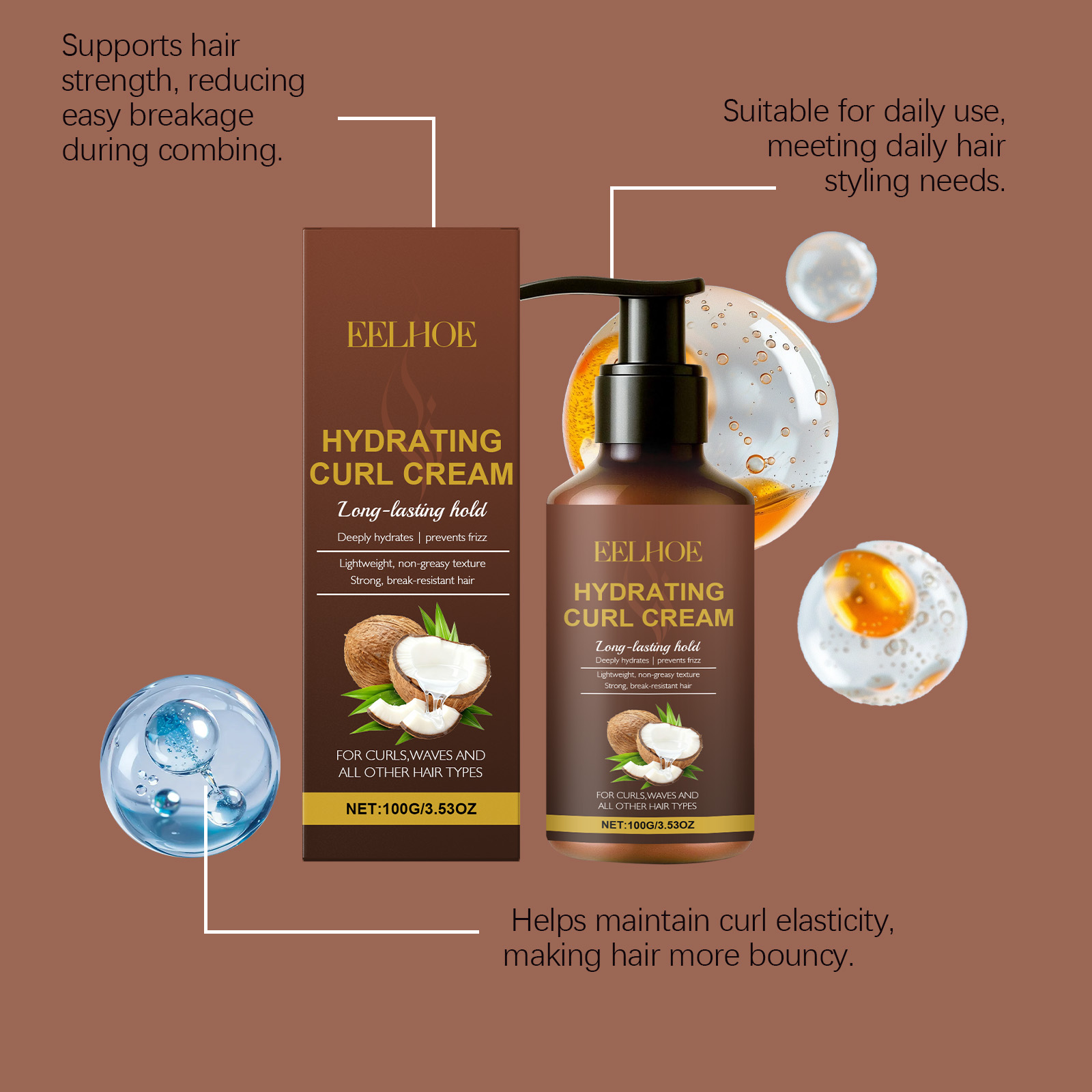 Curl Styling Cream for Wavy an - đánh giá và giá Hair Care For Curly Dry Hair