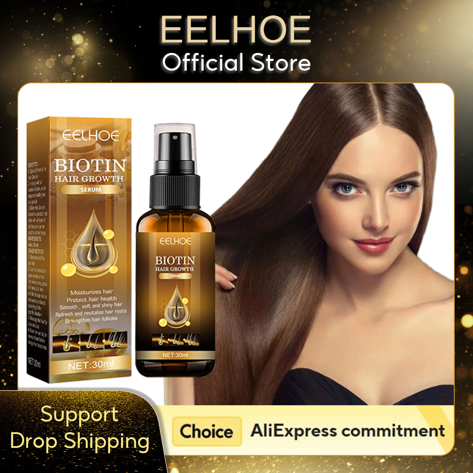 EELHOE Biotin Hair Growth Seru - đánh giá và giá Hair Care Natural Products