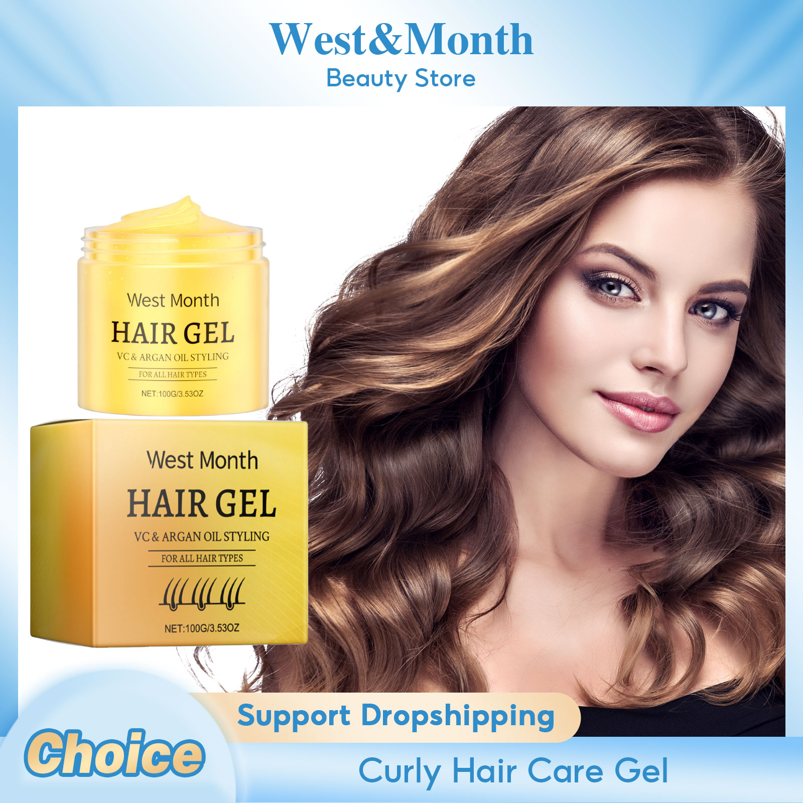 Curly Hair Care Cream Big Wave - đánh giá và giá Hair Care For Curly Dry Hair