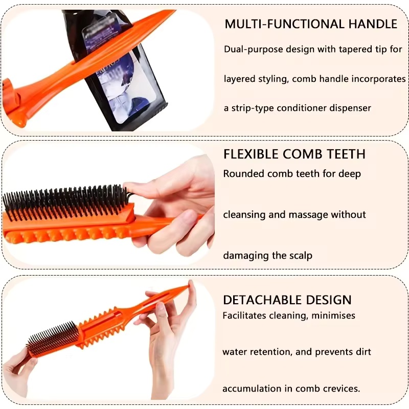 2PCS Hair Care Set Detangling  - đánh giá và giá Hair Care For Curly Dry Hair