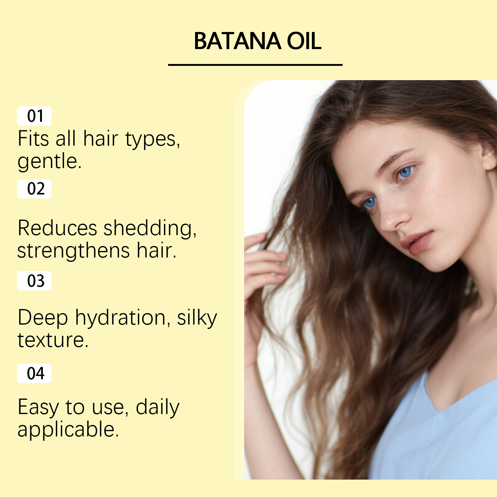 Batana Hair Oil Natural Organi - đánh giá và giá Split End Repair Serum