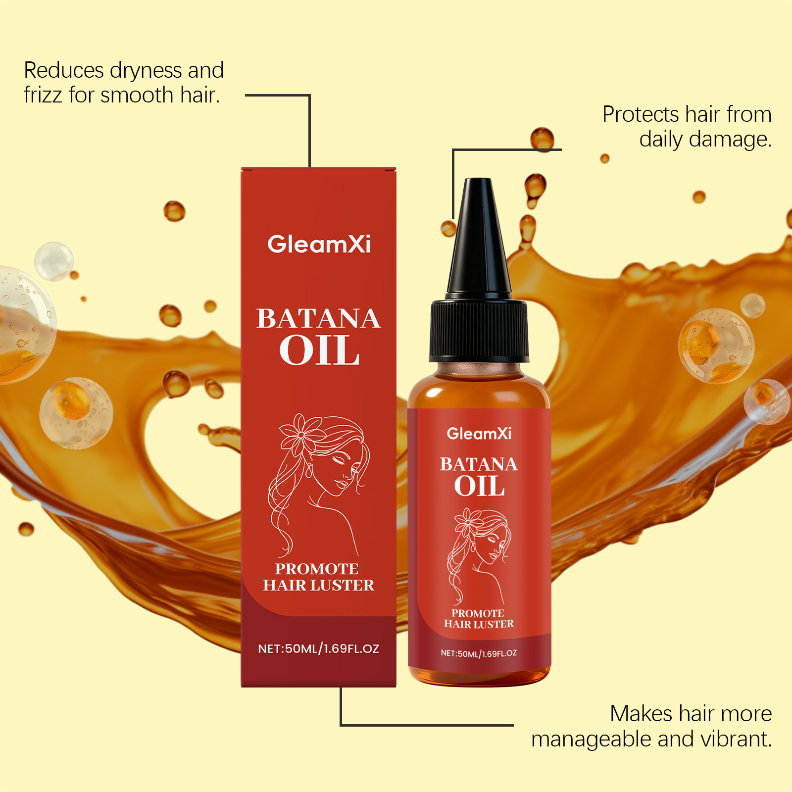 Batana Hair Oil Natural Organi - đánh giá và giá Split End Repair Serum