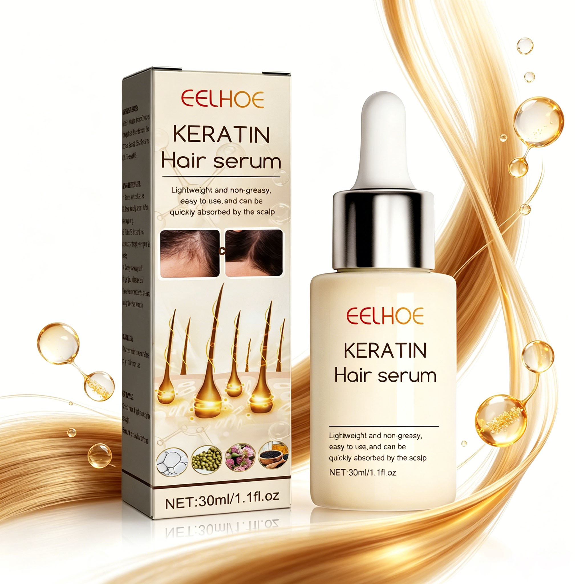 Dense Hair Essence Oil Strong  - đánh giá và giá Split End Repair Serum