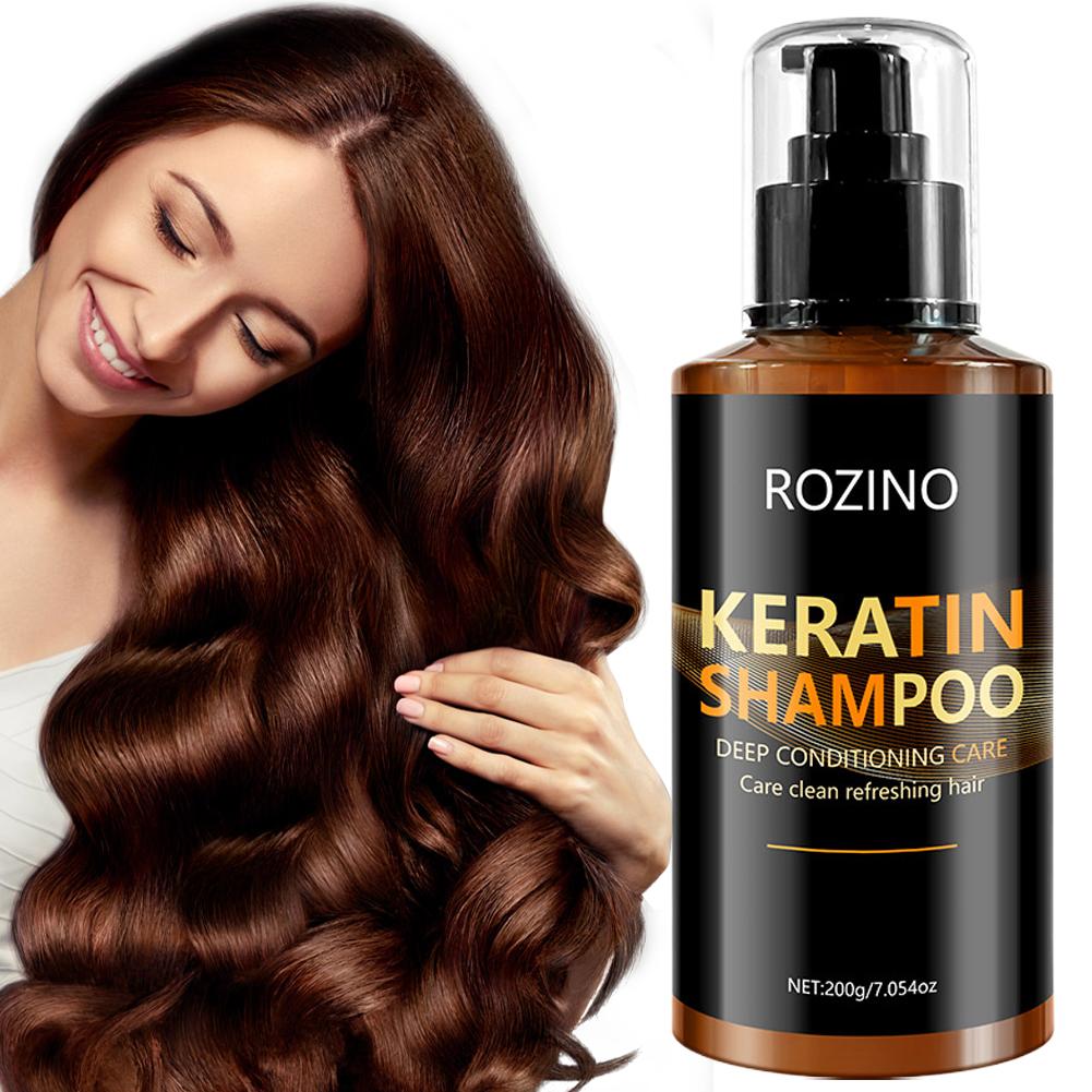 Keratin Care Smoothing Shampoo - đánh giá và giá Hair Care For Curly Dry Hair