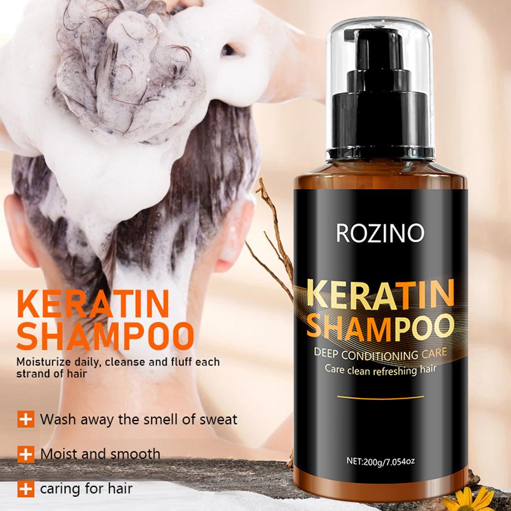 Keratin Care Smoothing Shampoo - đánh giá và giá Hair Care For Curly Dry Hair