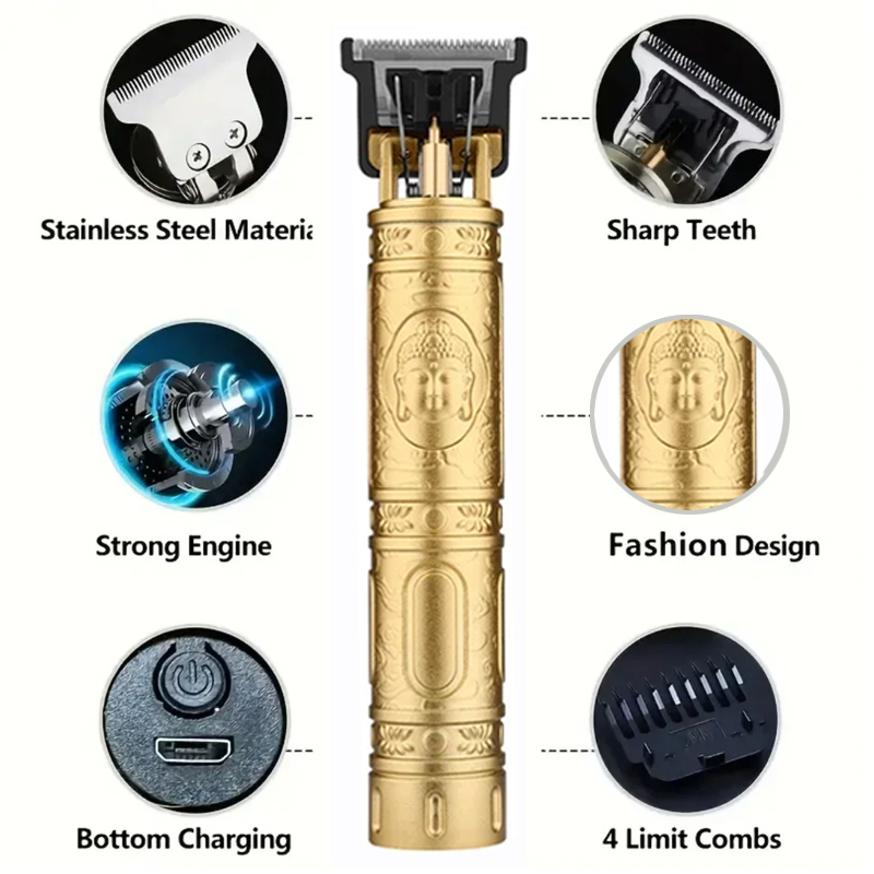 Cordless T9 Hair Trimmer for M - đánh giá và giá Hair Care Barber